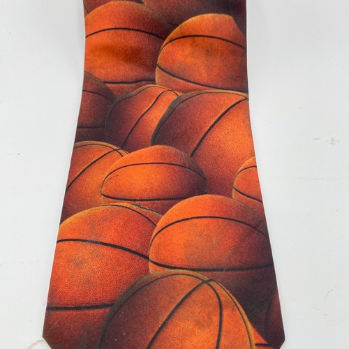 Vintage Ralph Marlin Sports Necktie Bundle 3 - Soccer, Basketball, Baseball Ties - Picture 7 of 9