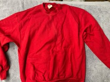 Vintage 90s Lee Jerzees Mens Blank Crewneck Sweatshirt Size XL Made in USA