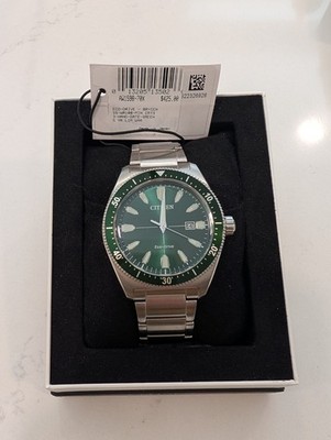 Citizen AW1598-70X Brycen Eco-drive Men's Watch - Silver/Green
