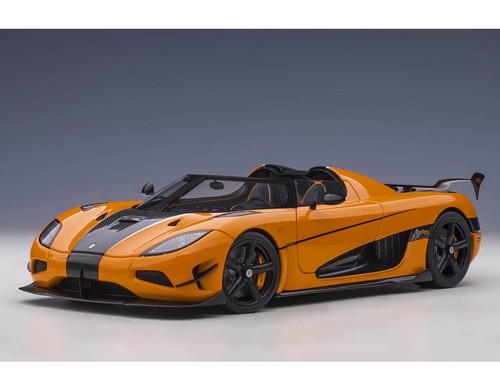AutoArt Koenigsegg Agera RS Cone Orange / Carbon with Black Accents 1/18. 79023 - Picture 2 of 16