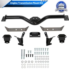 Engine Transmission Mount Kit Fit For 55-57 Chevy 210 150 V8 V-8 Belair Nomad