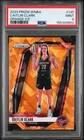 2024 PANINI PRIZM WNBA ORANGE ICE #145 CAITLIN CLARK ROOKIE RC PSA 9
