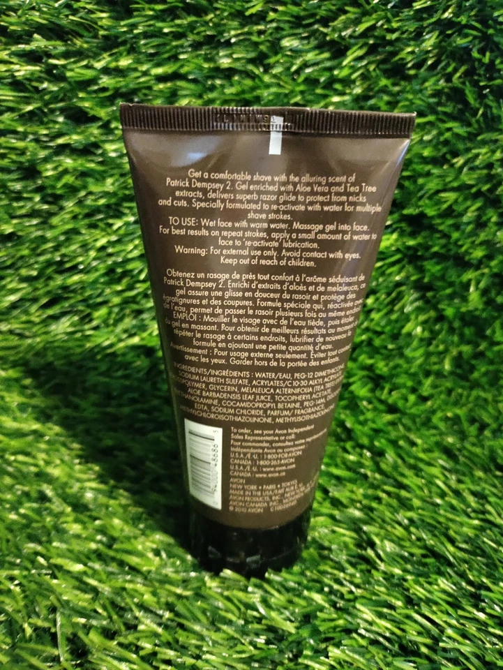 Avon Patrick Dempsey 2 gel de barbear 5,0 fl oz  - Imagem 2 de 2