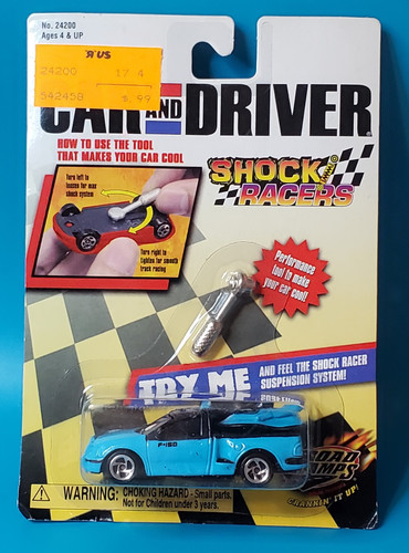 CAR + DRIVER SHOCK RACERS 🚨 BLUE FORD F150 XP TRUCK 🚨 2000 VTG NIP #24200 🏁🏁 - Bild 1 von 10