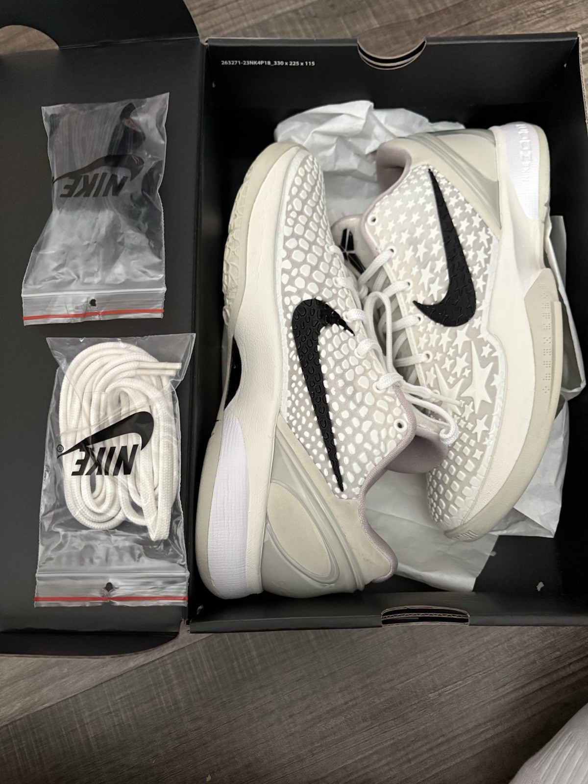 Size 7.5 - Nike Kobe 6 Protro Sail All-Star - image 1