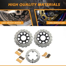 Full Front Rear Brake Discs Pads For HONDA CBR 1000 RR 2008-2016 CBR1000RR 08-16