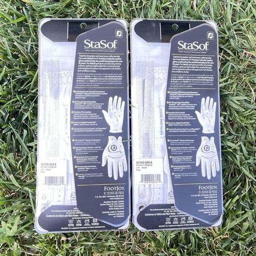 2 New FOOTJOY StaSof Cabretta Leather Golf Gloves Women’s Small Left Hand - Picture 2 of 4