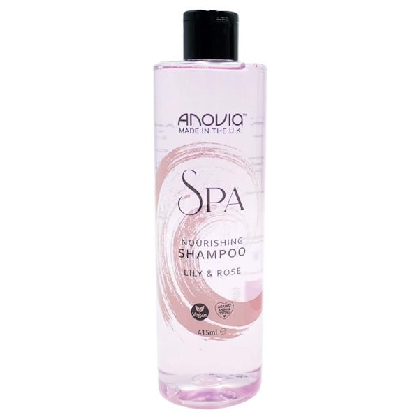 3 x Anovia Spa Lily & Rose Nourishing Shampoo 415ml