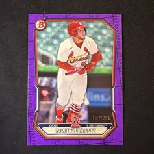 2026 Bowman Baseball Prospects Raniel Rodriguez #BP-54 Purple Pattern 4/250