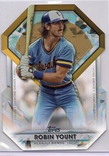 Robin Yount 2022 Topps Chrome Update Baseball Diamond Greats Die Cuts
