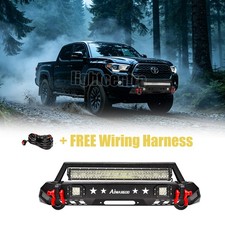 Off-road Front Bumper For 2016-2019 2023 Toyota Tacoma W Winch Plate Lights Off-road Front Bumper For 2016-2019 2023 Toyota Tacoma W Winch Plate Lights