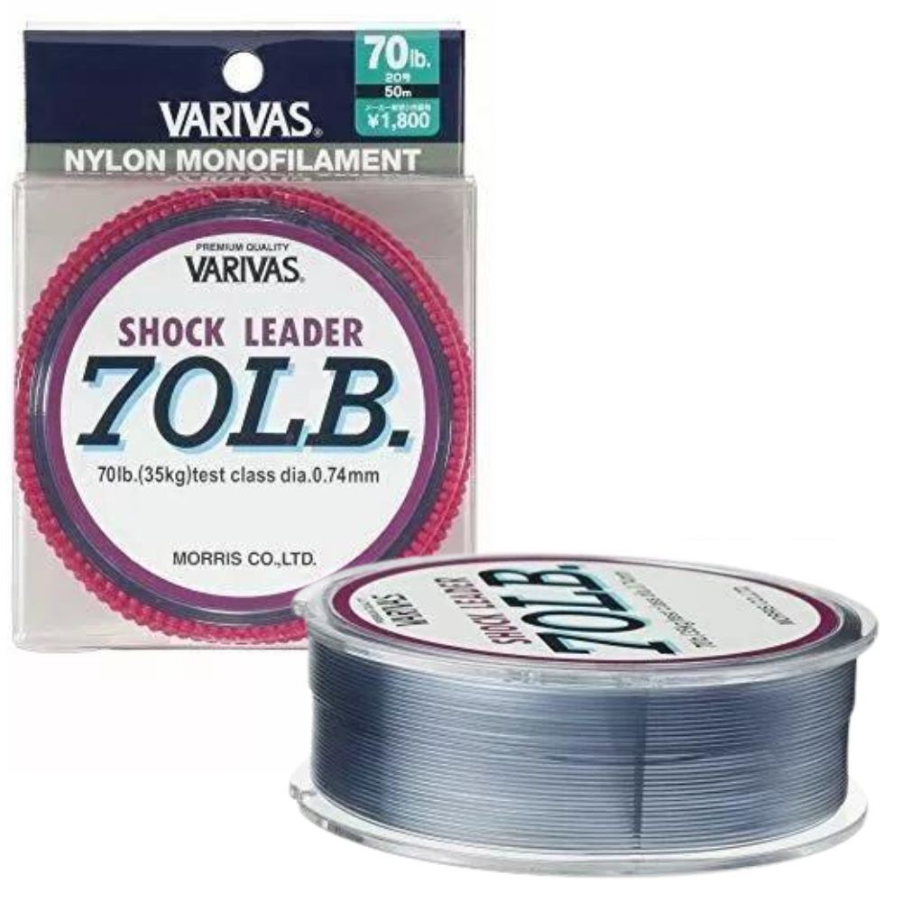 VARIVAS Saltwater Game Fishing Nylon Monofilament SHOCK LEADER Line 70lb/0.74mm