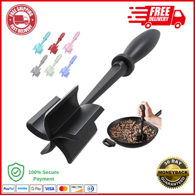 Meat Chopper, Hamburger Grinder, Premium Heat Resistant Smasher for Ground Beef,