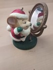Vintage 1982 Avon Santa Claus Melvin P Merry Mouse Christmas Tree Ornaments