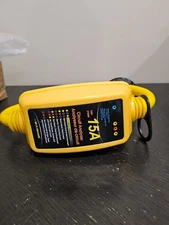 Relaxweex 30 Amp to 110 Volt Rv Adapter with Surge Protector 4200j 5-15p to L5-3