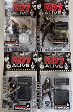 McFarlane KISS Alive Figures Complete Set of 4 Gene Paul Ace Peter NIB 2000