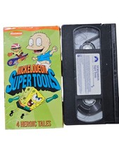 Nickelodeon Super Toons VHS Tape 4 Tales: Rugrats SpongeBob Rocket Power Shows