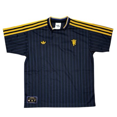 Adidas Manchester United Terrace Icons Black Soccer Jersey, Size
