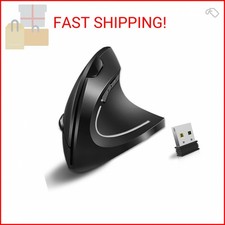Vassink Ergonomic Mouse, Rechargeable Wireless Mouse, 2.4GHz Rechargeable Wirele