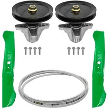 Deck Spindle Pulley Blade Belt Kit For Cub Cadet RZT RZT-LX 46" Zero-Turn Mower