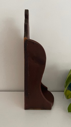 Primitive Wooden Rustic Style Shelf - Colonial Red Color - Home Decor - Picture 4 of 4