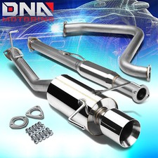 4rolled Tip Stainless Steel Exhaust Catback System For 97-01 Prelude H22a4 Bb6