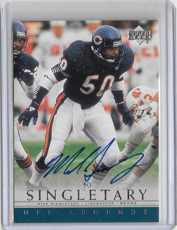 バ*ル様 SPORTS HEROES 1/1NFL mike singletar 2024 Leaf Metal Sports Heroes 1/1 Mike Singletary #BA-MS2