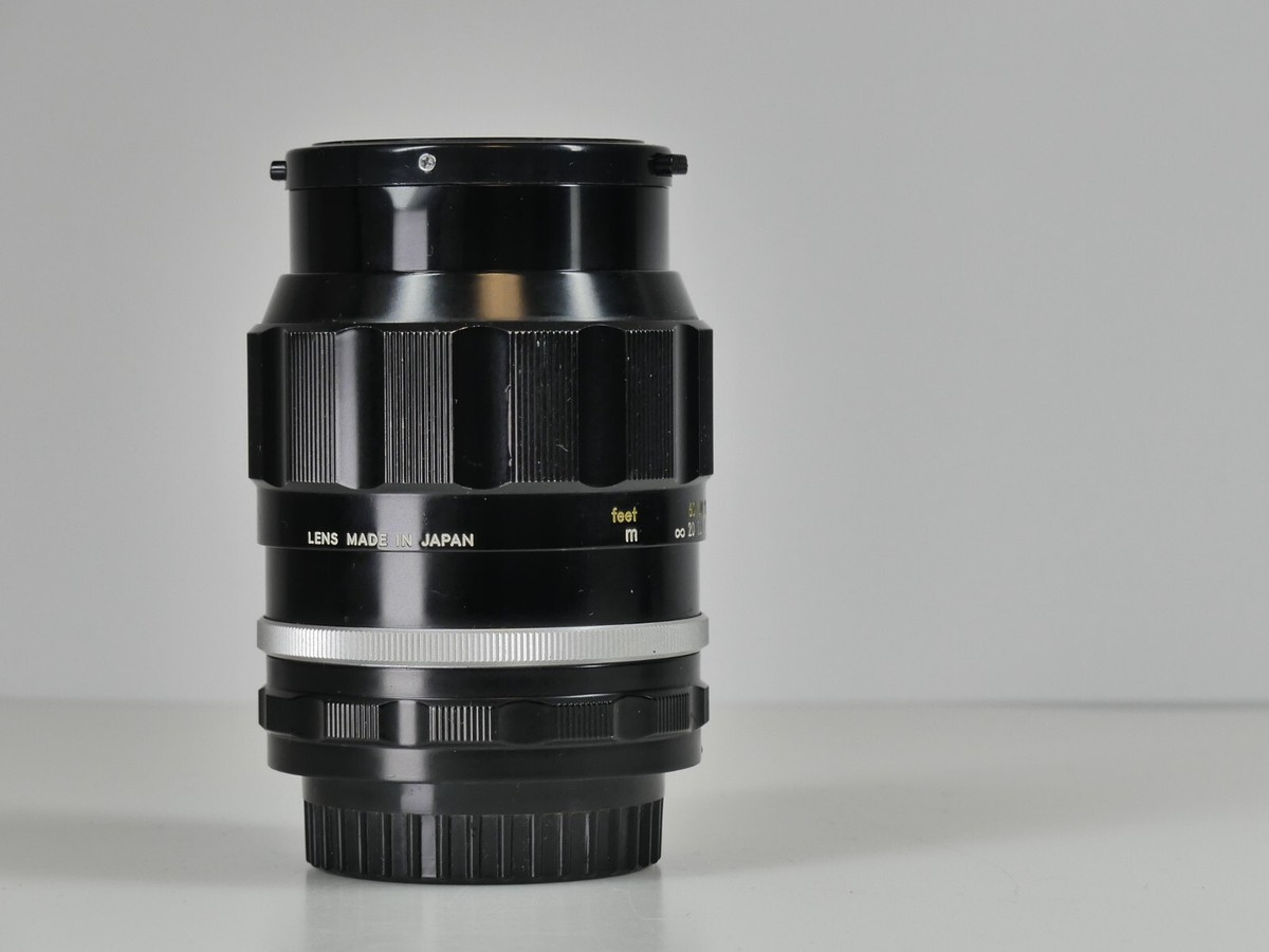 EARLY NIKON F PRE AI NIKKOR PC 105MM FAST MANUAL PORTRAIT LENS FULL  FRAME