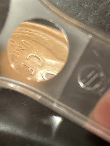 1948 D Lincoln Wheat Penny Coin Mint Error Strike Through Error - Picture 4 of 4