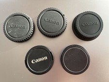 5 Canon Lens Caps E-58 Japan 1 is Metal