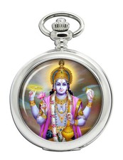Vishnu Hindu Pocket Watch