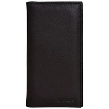 Leather Checkbook Cover for Men & Women - Duplicate Checks - RFID Blocking - ...