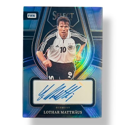 Lothar Matthäus Auto Panini Select FIFA World Cup Deutschland Germany Autograph