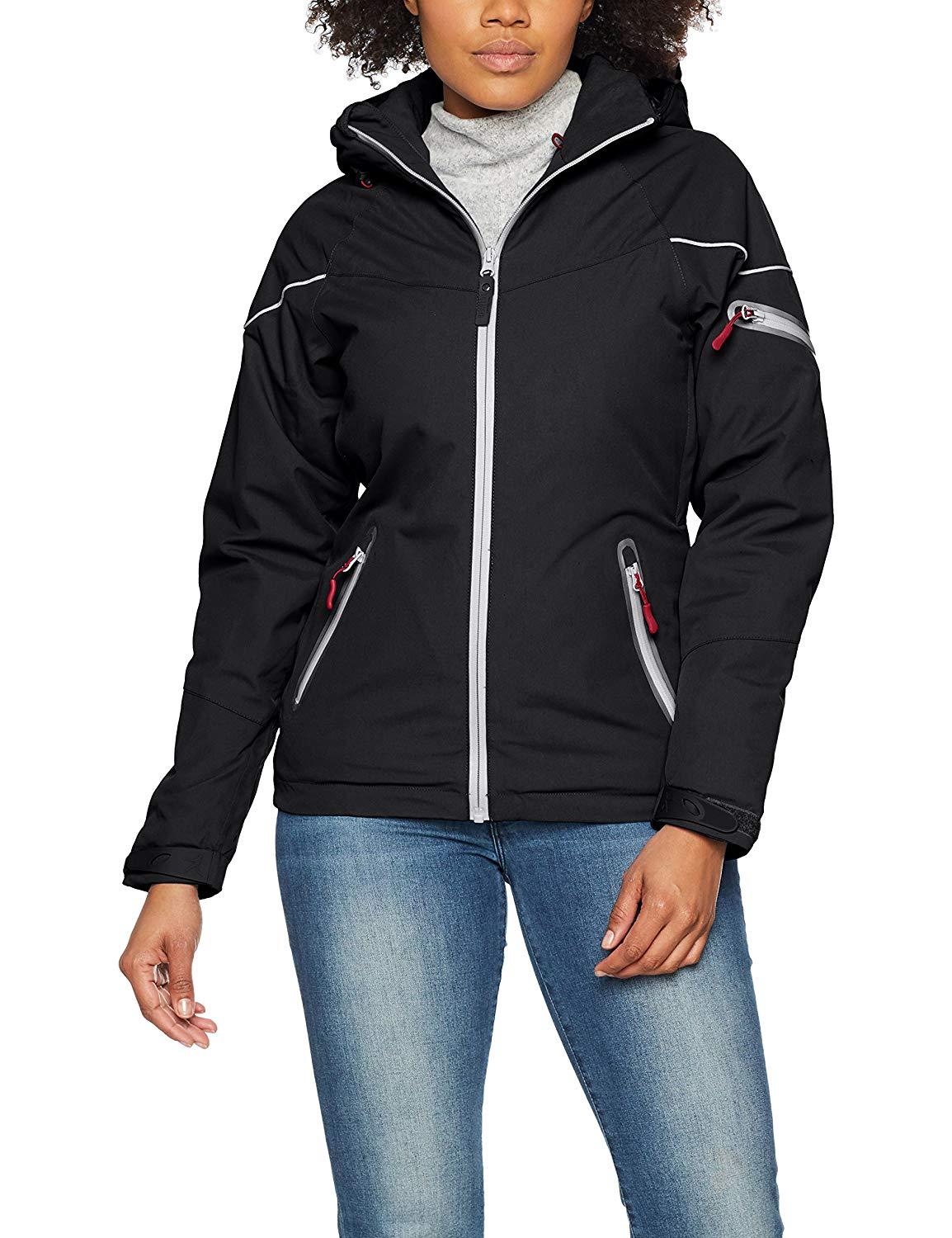 James Harvest Women's Bridgeport Jacket, Black, 10 (Size:Small).RRP £135.BARGAIN
