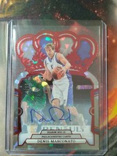 23-24 PANINI CROWN ROYALE EUROLEAGUE DIE-CUT RED AUTO DENIS MARCONATO 66/99
