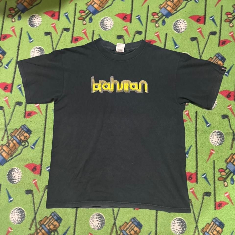 Vintage Brahman Japanese Rock Band Black Logo Tee Shirt Mens Medium