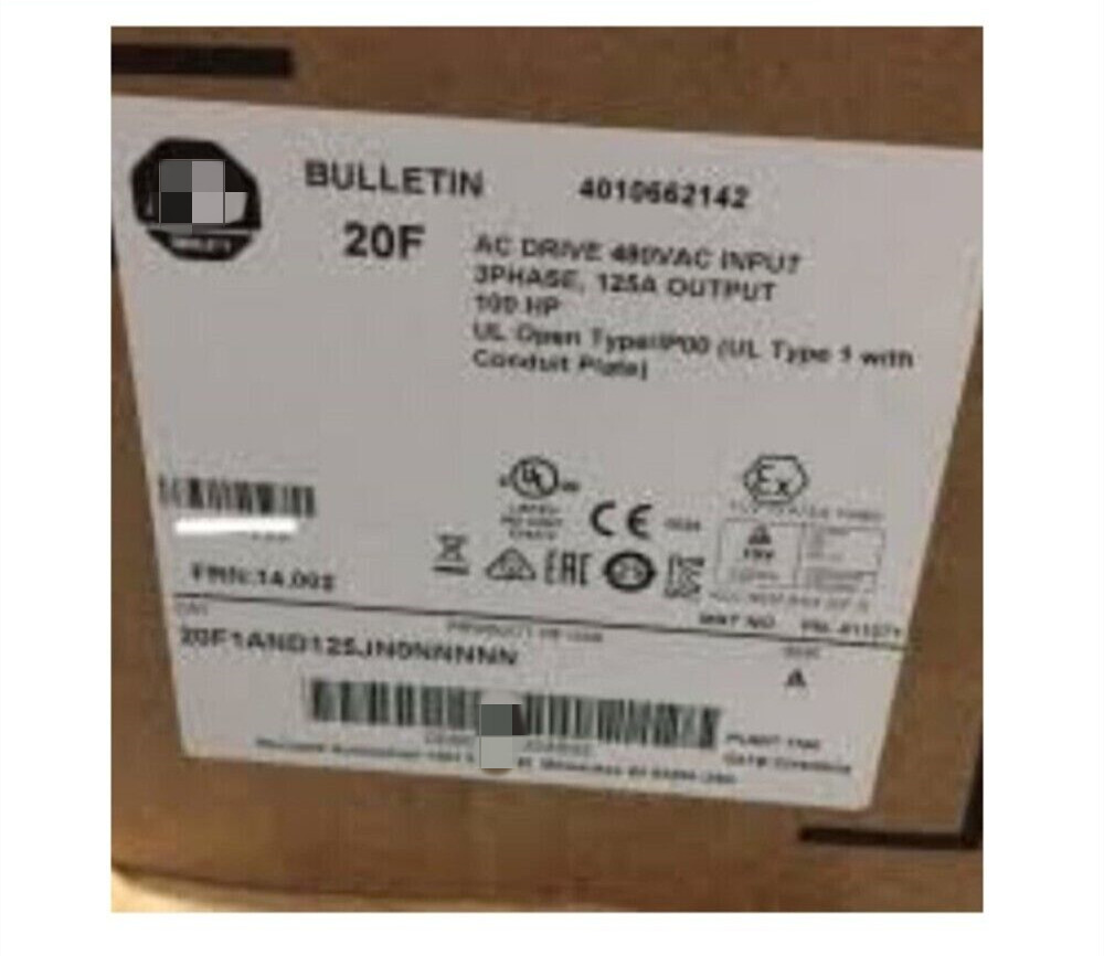 Allen Bradley 20F1AND125JA0NNNNN Air Cooled 753 AC Drive Brand New