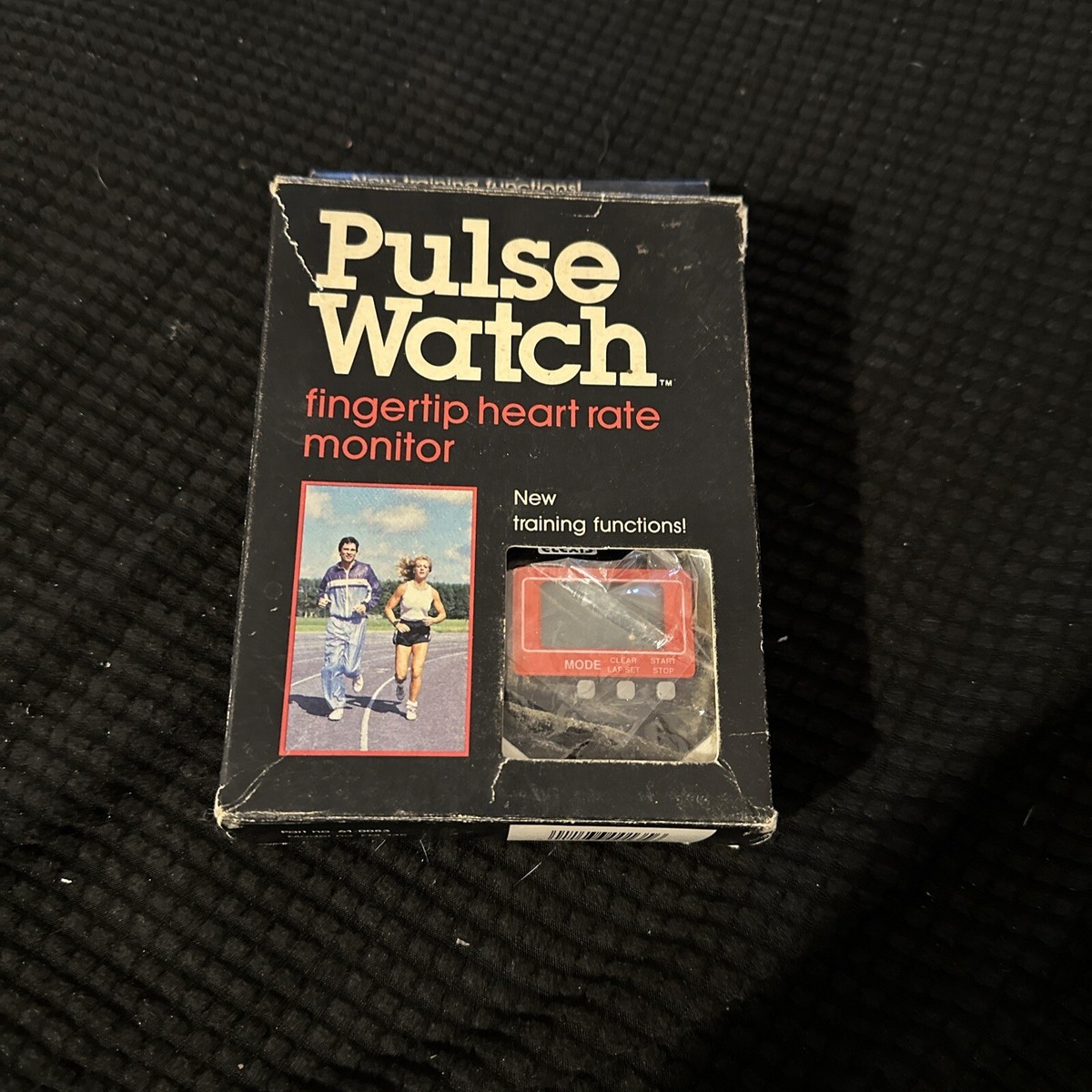 Vintage 80's Elexis Pulse Watch With Fingertip Heart Rate Monitor