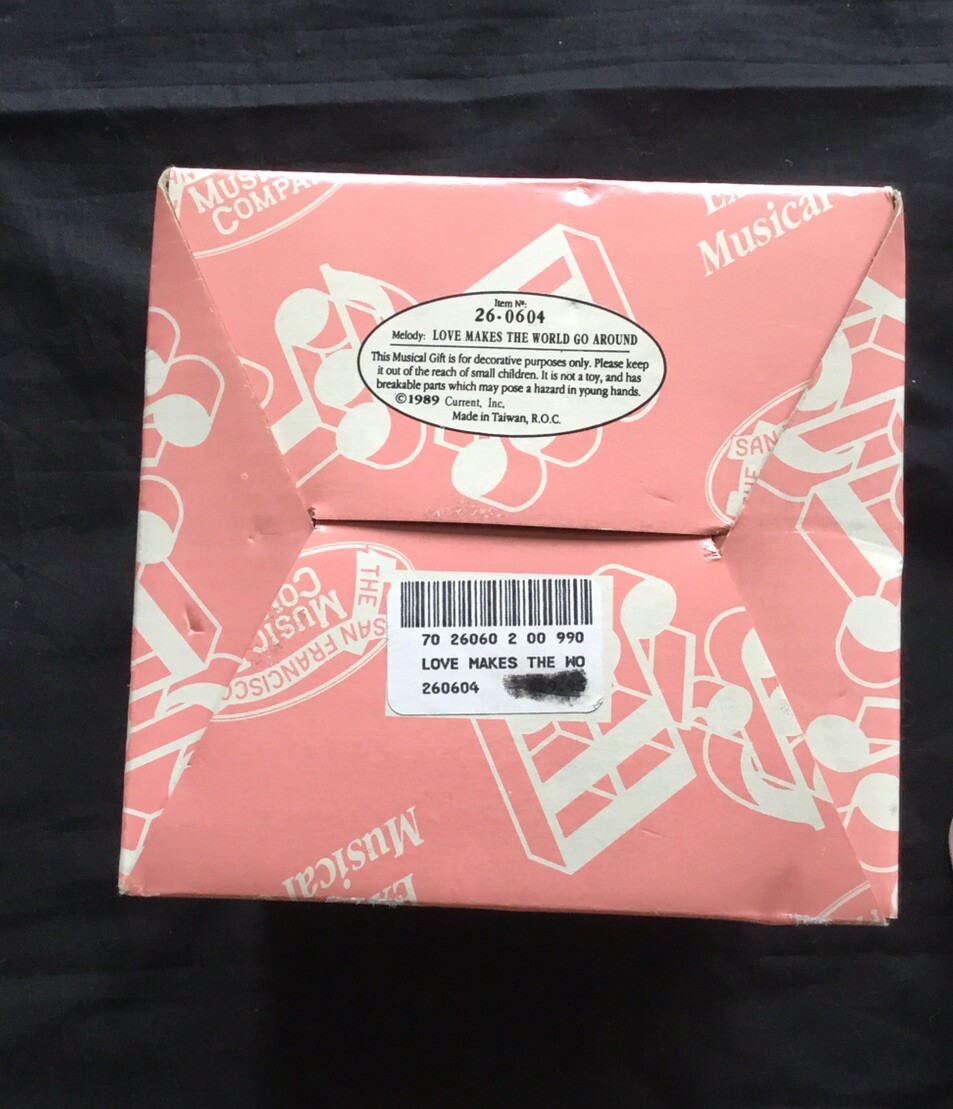 Vintage San Francisco Music Box 