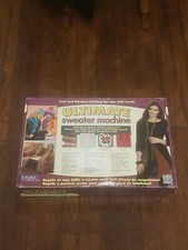 Bond's Ultimate Sweater Machine Original Box w/ DVD Hand Knitting Complete 
