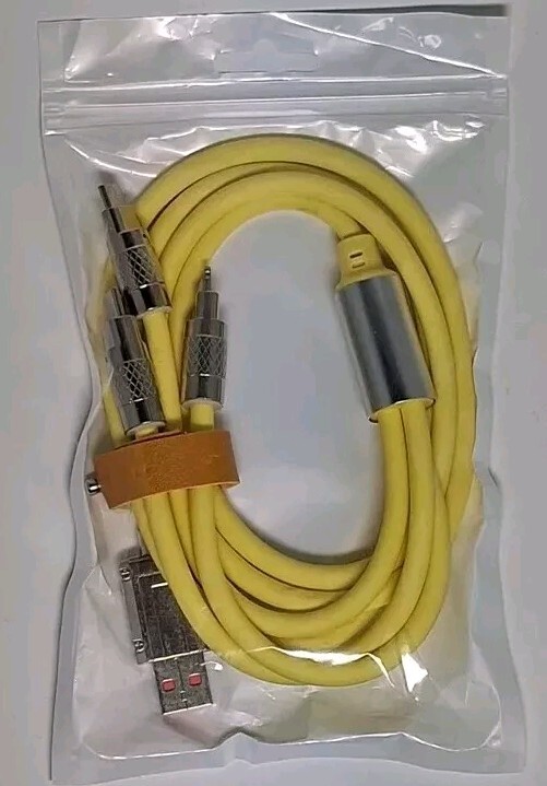 Sonilco 120W Super Fast Charging Cable For iPhone Samsung USB-C Micro Cord 4ft 