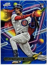 2023 Topps Cosmic Chrome Blue Moon Color Match - Christopher Morel - CHI RC #73
