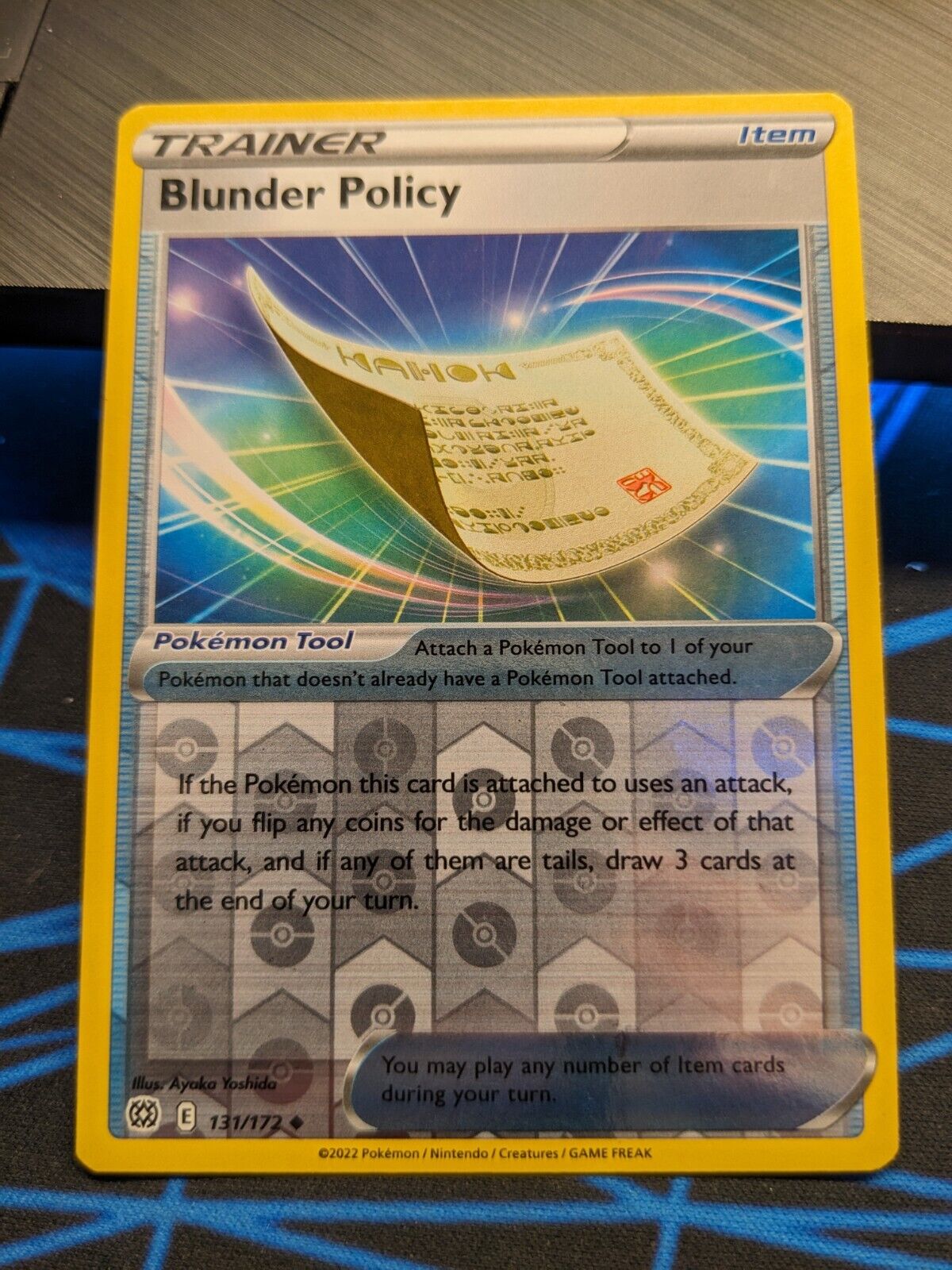 Blunder Policy, 131/172, Reverse Holo