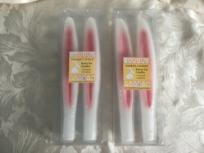 Yankee Candle 4 Spitzkerzen ''Bunny Ears'', 2 Packungen à 2, USA exklusiv