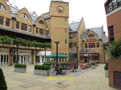 Foto 12x8 Restaurantbereich im Freien in Lancer Square, Kensington Cafe Rouge c2010