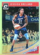 2019 Panini Donruss WNBA OPTIC SILVER HOLO PRIZM #31 JESSICA BRELAND DREAM