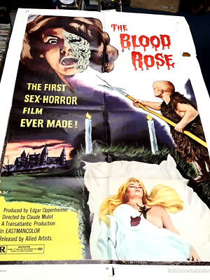 ''The Blood Rose'' - 1970 Original 1 Sheet Poster- Claude Mulot, Anny Duperey