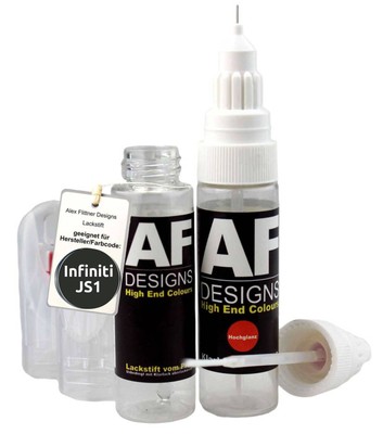 Lackstift für Infiniti JS1 Dark Olive Green Metallic Klarlack schnelltrocknend T