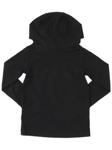 Nike Little Boy's Camo Logo Hooded Black Cotton Sweatshirt Shirt Sz: 4 - Picture 2 of 2
