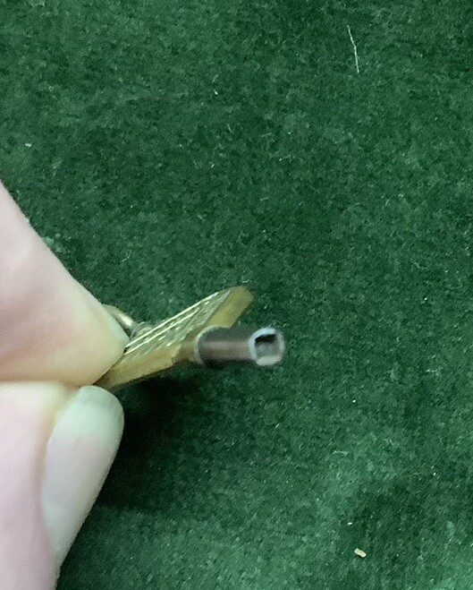 ANTIQUE ADVERTISING POCKET WATCH KEYJ.T JARVIS, GREEN END WHITCHURCH